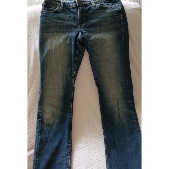 Gap Premium Curvy Straight Women's size 6/28L Dark Wash Blue Denim jeans - Picture 2 of 16